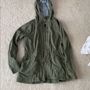 olive green jacket